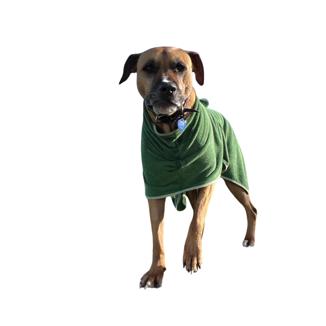 Dog Gift Bundle -includes dog bathrobe and floating stick