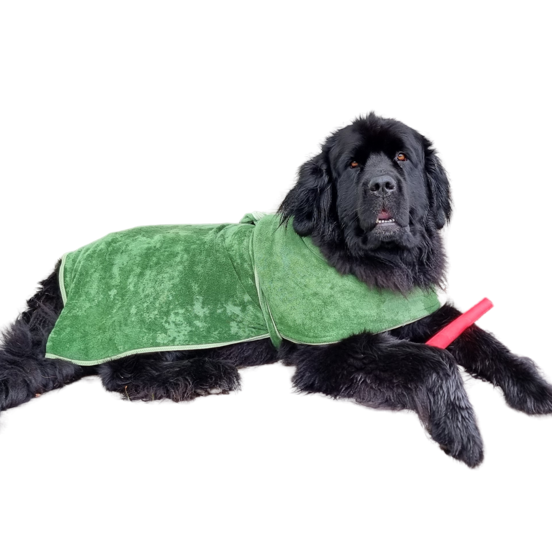 Dog Gift Bundle -includes dog bathrobe and floating stick