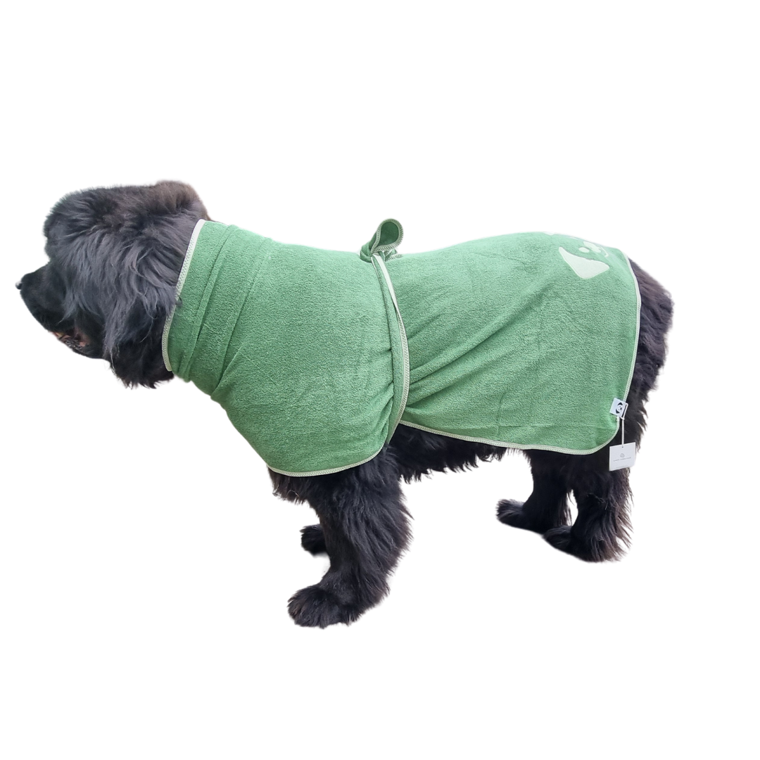 Dog Gift Bundle -includes dog bathrobe and floating stick