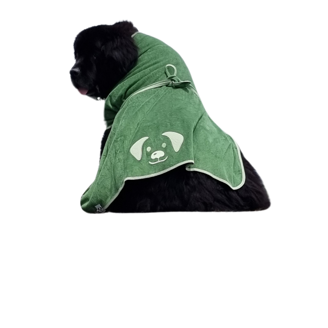 Dog Gift Bundle -includes dog bathrobe and floating stick