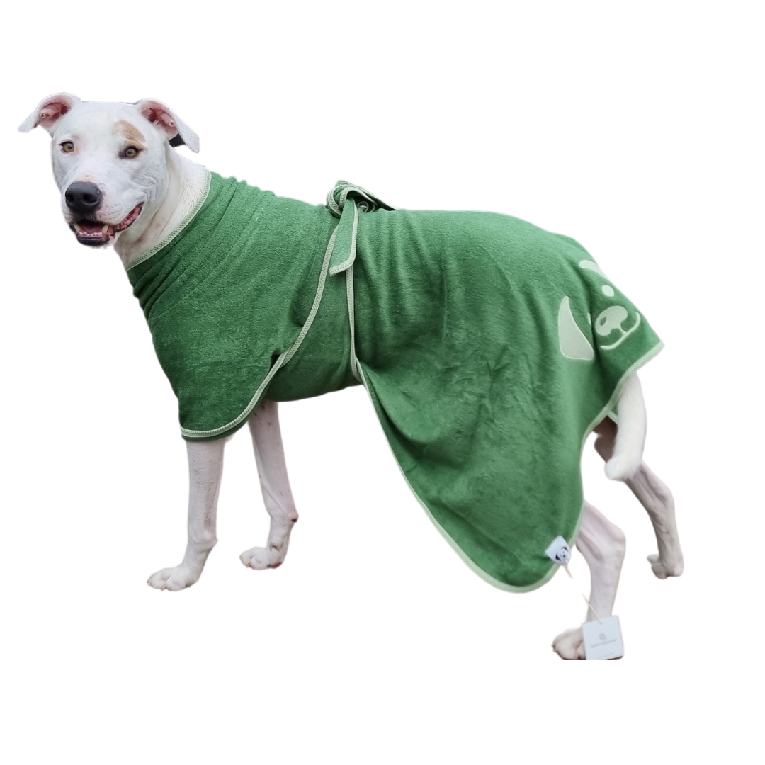 Dog Gift Bundle -includes dog bathrobe and floating stick