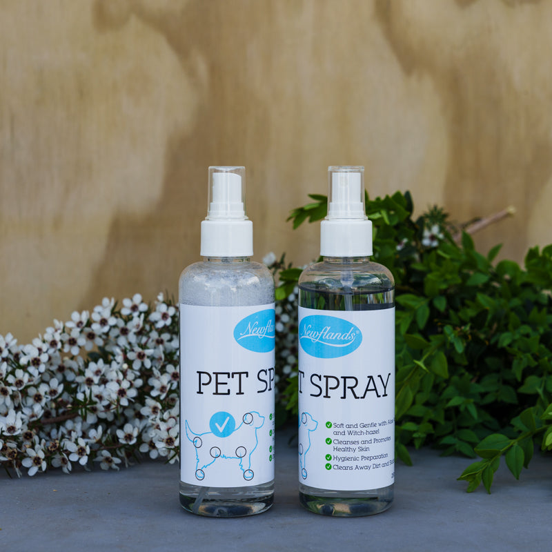 Pet Spray - Aloe Vera & Witch Hazel Antibacterial | Newflands