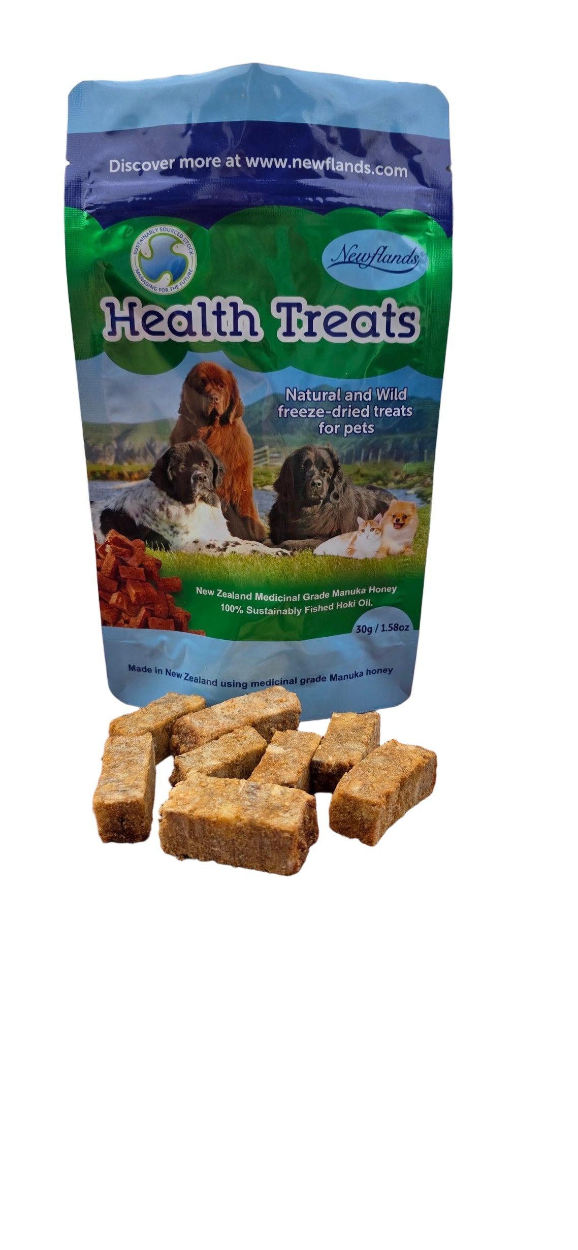 Trets for dogs and cats Manuka honey  and Hoki Oil